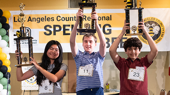 LA County Regional Spelling Bee Winners